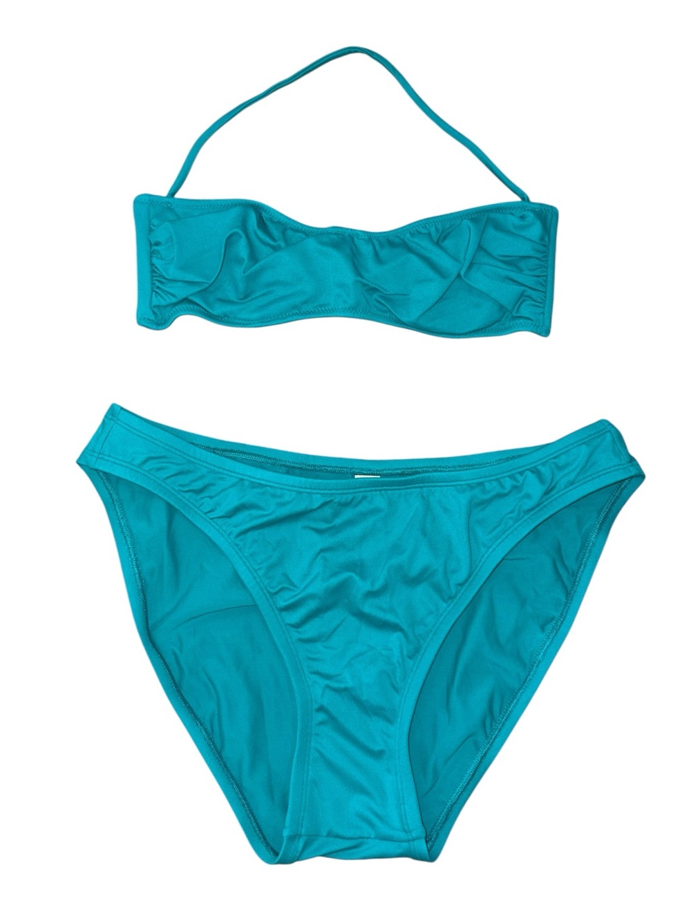 VTG Y2K Victorias Secret teal  bandeau bikini swimsuit NWOT NEW